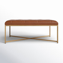 Osa Leather Ottoman & Reviews | Joss & Main